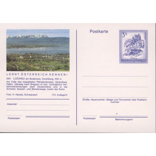 Austria unused - 3s pre-paid - Lochau am Bodensee, Vorarlberg