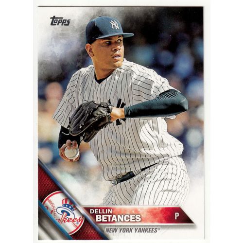 2016 Topps baseball card 369 Dellin Betances - Yankees