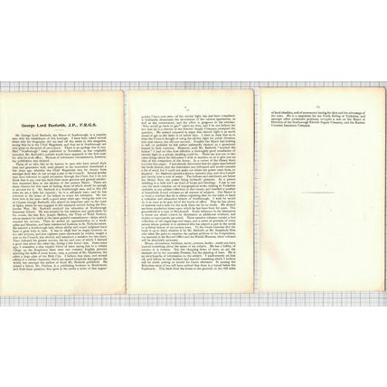 (6058) George Lord Beeforth Mayor Of Scarborough Yorkshire - 1901 Article