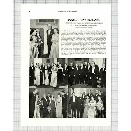 (6051) Northern Bookmakers Protection Assoc Majestic Hotel Harrogate - 1952 Clip