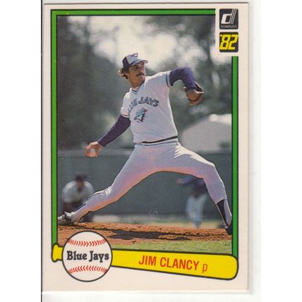 1982 Donruss baseball card 227 Jim Clancy