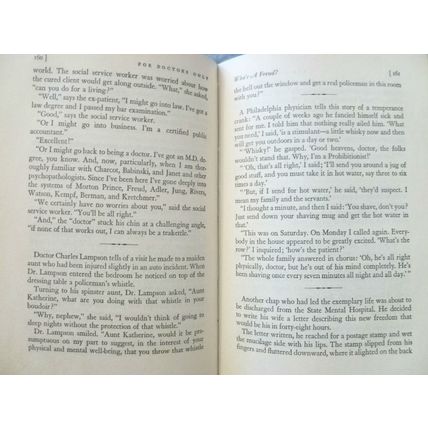 FOR DOCTORS ONLY 1950 HC by DOCTOR FRANCIS LEO GOLDEN shop talk humor