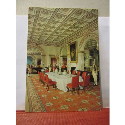 STATE DINING ROOM, Belvoir Castle, Grantham, unused postcard pub. 1987 /