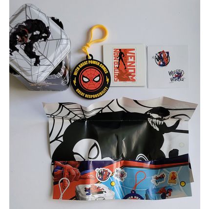 Lot of 4 Marvel Spider-man Tins