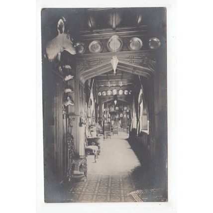 Interior Wigfair Hall Cefn Meiriadog Postcard Denbighshire Publisher Rae Pickard