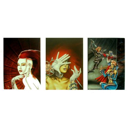 Vintage Trading Cards: #57A - Lot Of 3 - 1995 Linsner Comic Covers