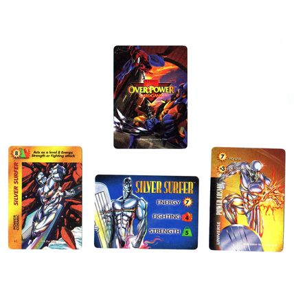 Vintage: OverPower Game Cards - 3 Silver Surfer Type Cards - Set1