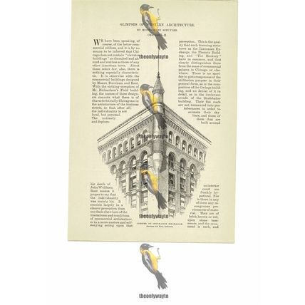 Corner Of Insurance Exchange, Chicago, USA, Book Illustration (Print), 1891