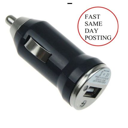 FOR IPHONE 6 6S IPOD 12V colour CAR USB CHARGER ADAPTER CIGARETTE LIGHTER