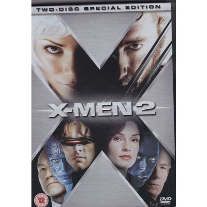 X-Men 2. DVD. Two-Disc Special Edition. Patrick Stewart. Hugh Jackman.