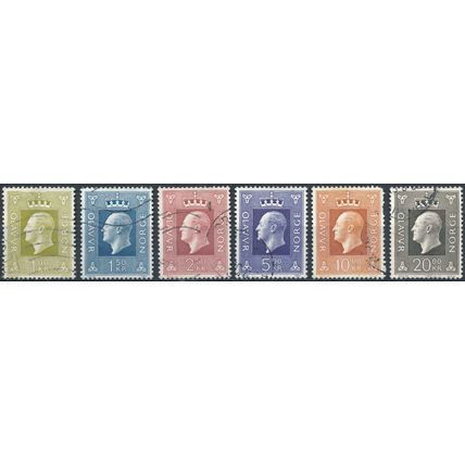 King Olav V - Norway 1969 - F H - MiNr 588/93