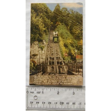 vintage postcard The Cliff Lift, Lynmouth