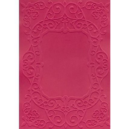 A6 Embossed Card. 10 Sheets. Frame. Cardmaking Scrapbooking Crafts Toppers