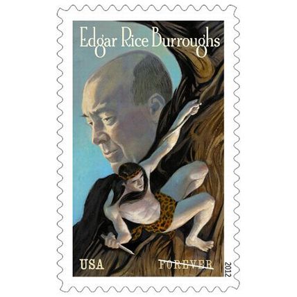 Edgar Rice Burroughs Sheet of 20 Current Rate Stamps 4702