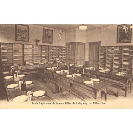 Ecole Superieure De Jeunes Filles De Guincamp French School Dining Room Canteen