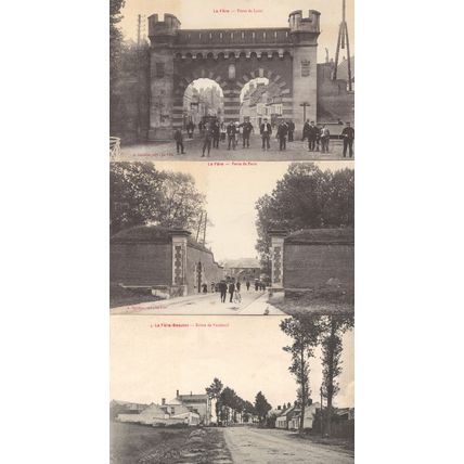 Le Fere Beautor Porte De Laon Paris 3x French Old Postcard s