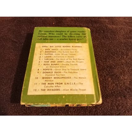 Big Little Book Tarzan The Mark Of The Red Hyena # 2005 By George S Elrick 1967
