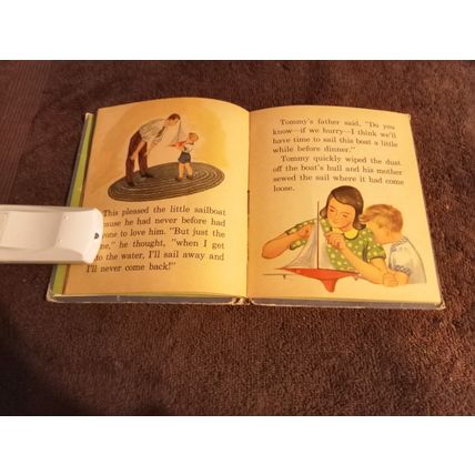 Tell-A-Tale The Sailboat That Ran Away By Madye Lee Chastain 1950 Great Shape