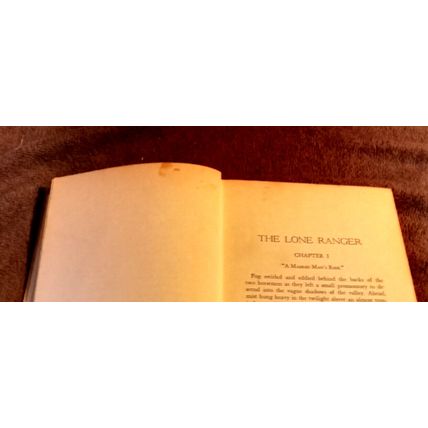 Old Vintage Original Childrens Book The Lone Ranger & The Gold Robbery 1939