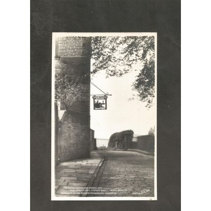 Postcard Yorkshire Haworth Parsonage Entrance