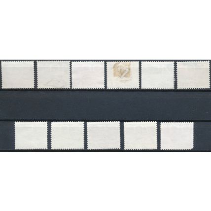 Crouwel Numeral: 11 Values - Netherlands 1976/91 - Used Hinged (A)