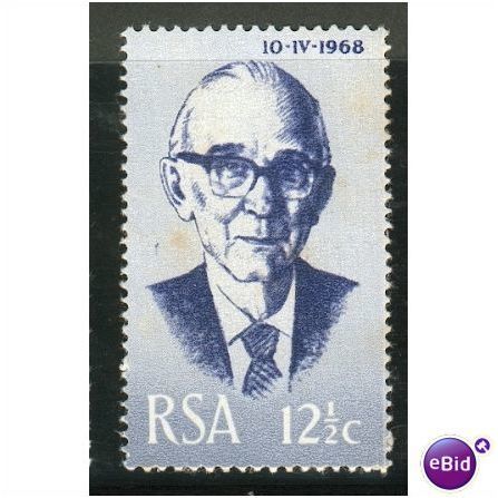 South Africa 1968 - SG 278 - 12&1/2c Pres. J.J. Fouche MH