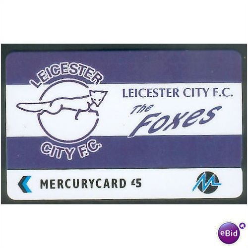 Mercury Paytelco PYF28 Leicester City Football Club, Fox Logo, £5 phonecard