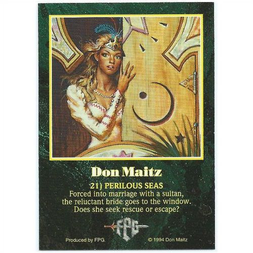 Don Maitz Series 1 Fantasy Art - #21 - Perilous Seas