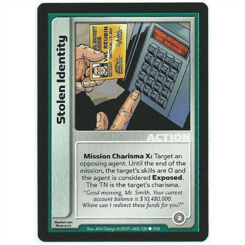 Spycraft CCG Operation Nightfall - 135/349 - Stolen Identity