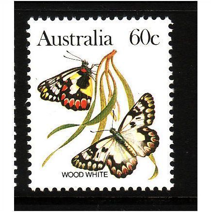 AUSTRALIA 1983 SG 798 60c WOOD WHITE BUTTERFLY U/M MINT#2