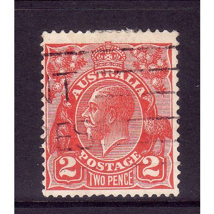 AUSTRALIA 1931 SG 127 2d GOLDEN SCARLET FINE USED#3