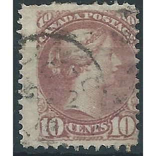 Canada 1890 SG110 10c Carmine-Pink Fine Used .. ..