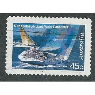 AUS 1994 45c (S/A) 'SYDNEY TO HOBART YACHT RACE' (2v) FINE USED (EBID47-928)
