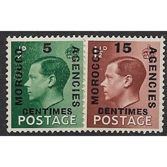 MOROCCO AGENCIES 1936 SG 227/228 - MNH (**) - French