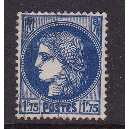 FRANCE 1938 CERES 1.75F VALUE USED SG591 #3