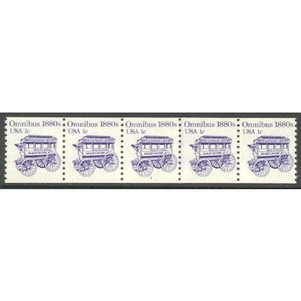 1897 1c Omnibus Very Fine MNH Dry Gum PNC 2/5 P0330