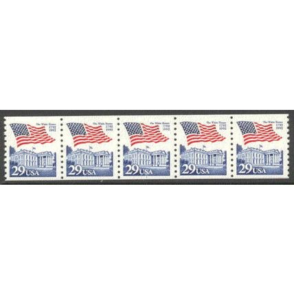 2609 29c U.S. Flag Over White House Very Fine MNH PNC 1/5 B0528