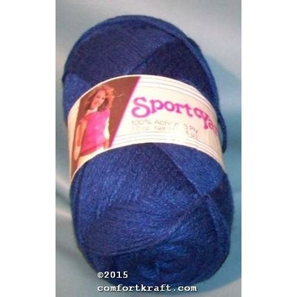 Sport Yarn Keg Soldier Blue 0028 100% Acrylic Yarn