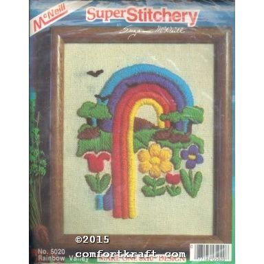 Rainbow Valley 5020 Super Stitchery Crewel Embroidery Kit