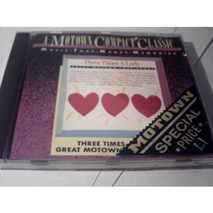 VAR/ART - THREE TIMES A LADY : GREAT MOTOWN LOVE SONGS(1986) - CDALBUM-1DISC