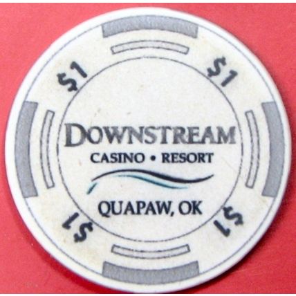 Downstream. $1 Casino Chip. Quapaw, OK. Z59.