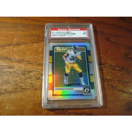 2017 Panini Donruss Optic, Graded Mint 9, JAMES CONNOR Rc, Rookies Silver Prizm