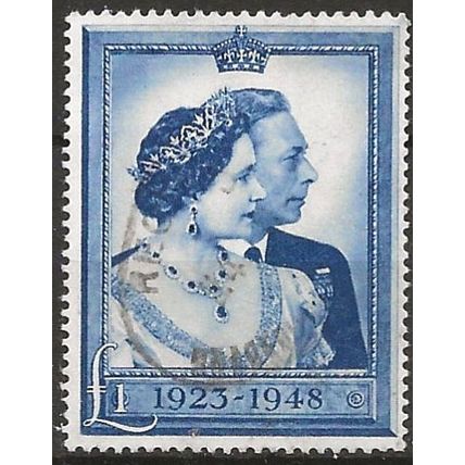 1948 SG494 £1 Royal Silver Wedding Fine Used ..