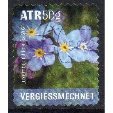 Luxembourg 2021 Wildflowers - Forget-me-nots ATR 50g Used