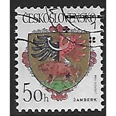 Mi 2852: 50 h. multicoloured City Arms: Žamberk