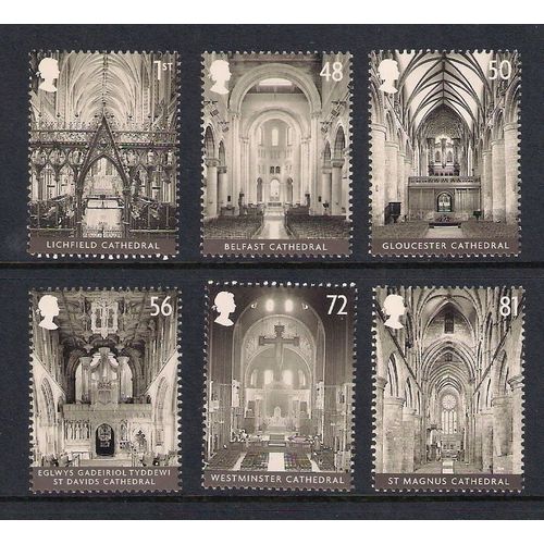 Great Britain 2008 Cathedrals Unmounted Mint MNH SG 2841-2846 postage stamp