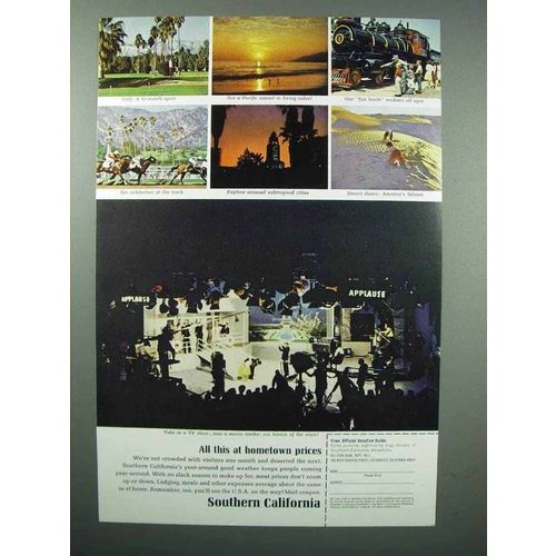 1966 Southern California Tourism Ad - Hometown Prices