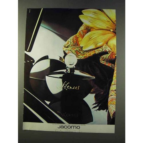1979 Jacomo Silences Perfume Ad