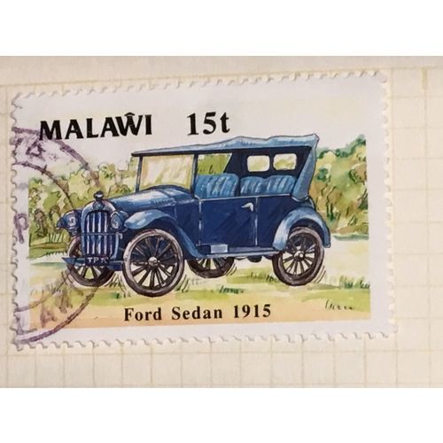 Malawi 1990 Vintage Vehicles 15t Ford sedan 1915 Used SG 833 Sc562 postage Stamp