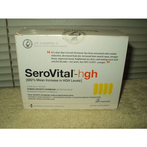 serovital-hgh dietary supplement 29 day supply 116 capsules exp 02/2021